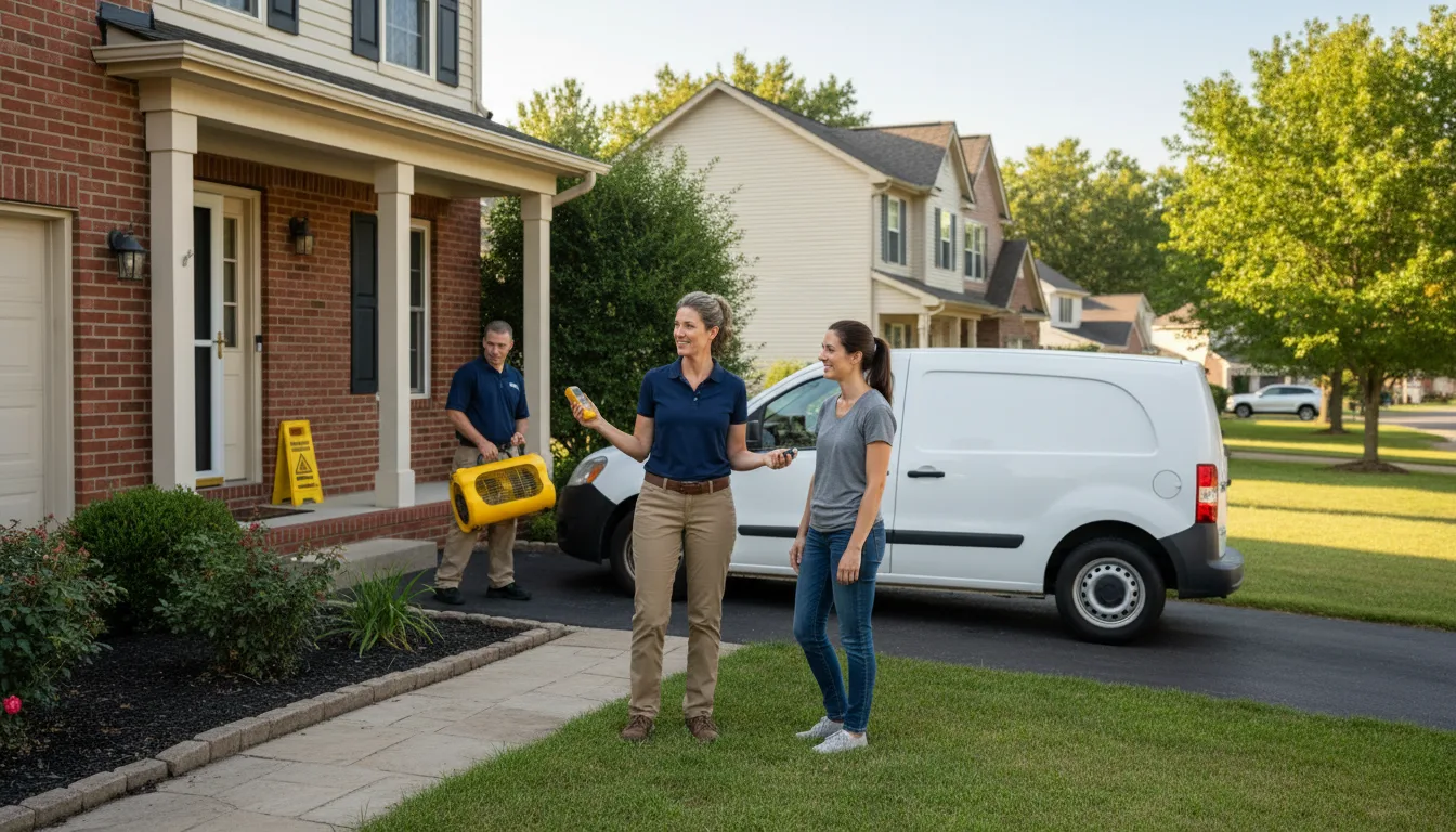 Residential water damage restoration in Statesboro, GA